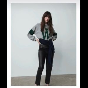 ZARA Leather pants (faux)